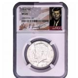1964 Kennedy Half Dollar NGC MS65