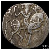 India Rajput Silver Jital 700-1000 AD NEARLY UNCI