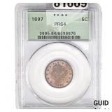 1897 Liberty Victory Nickel PCGS PR64
