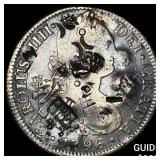 Colonial Spain Silver 8 Reales Chopmarks NEARLY U