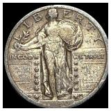 1920 Silver Standing Liberty Quarter NEARLY  UNCI