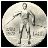 1978 Finland Silver 25 Markkaa UNCIRCULATED