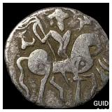 India Rajput Silver Jital 700-1000 AD NEARLY UNCI