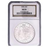 1900 Morgan Silver Dollar NGC MS64