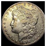 1896-S Silver Morgan Dollar LIGHTLY CIRCULATED