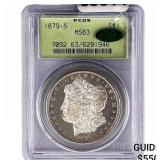 1879-S CAC Morgan Silver Dollar PCGS MS63