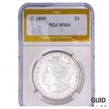 1899 Morgan Silver Dollar PGA MS64