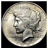 1921 Silver Peace Dollar UNCIRCULATED