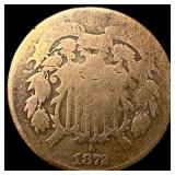 1872 Two-Cent Piece United States NICELY CIRCULATE