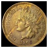 1866 Bronze Indian Head Cent CLOSELY UNCIRCULATED