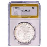1899 Morgan Silver Dollar PGA MS63