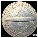 1930-F Germany Silver 5 Marks UNCIRCULATED