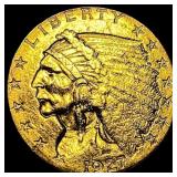 1927 Indian Head Gold $2.50 Quarter Eagle UNCIRCUL