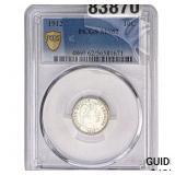 1912 Barber Dime PCGS MS62
