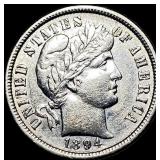 1894-O Silver Barber Dime CLOSELY UNCIRCULATED