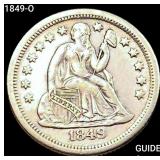 1849-O Seated Liberty Dime CHOICE AU