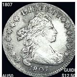 1807 Draped Bust Dime CLOSELY UNCIRCULATED