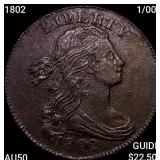 1802 1/000 Draped Bust Cent CLOSELY UNCIRCULATED