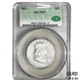 1960 Franklin Half Dollar CAC PR67