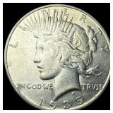 1935 Silver Peace Dollar CLOSELY UNCIRCULATED