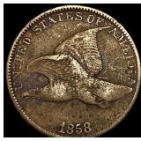 1858 Copper-Nickel Flying Eagle Cent HIGH GRADE