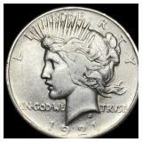 1921 Silver Peace Dollar LIGHTLY CIRCULATED