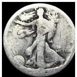 1917-S Silver Walking Liberty Half Dollar NICELY C