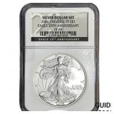 2006-P Silver Eagle NGC PF69 Rev. PF 20th Anniv.