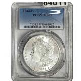 1884-O Morgan Silver Dollar PCGS MS65