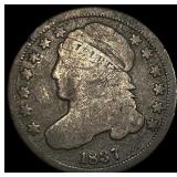 1837 Capped Bust Dime NICELY CIRCULATED