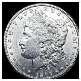 1897-S Silver Morgan Dollar CLOSELY UNCIRCULATED