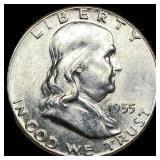 1955 Franklin Silver Half Dollar UNCIRCULATED