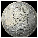 1838 Capped Bust Half Dollar HIGH GRADE