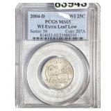 2004-D Washington Silver Quarter PCGS MS65 WI