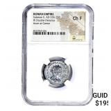 Roman Valerian II, AD 256-258 BI Dbl-Denarius NGC