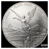 2023Mo Mexico Silver Onza Libertad GEM BU