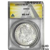 1900 Morgan Silver Dollar ANACS MS64