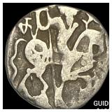 India Rajput 700-1000  Silver Jital NEARLY UNCIRC