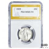 1929 Standing Liberty Quarter PGA MS65 FH