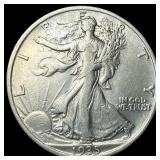 1935-S Silver Walking Liberty Half Dollar NEARLY U