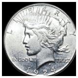 1924 Silver Peace Dollar UNCIRCULATED