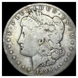 1896-S Silver Morgan Dollar NICELY CIRCULATED