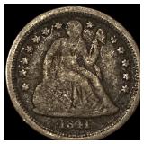 1841-O Silver Seated Liberty Dime NICELY CIRCULATE