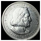 1892 Silver Columbian Half Dollar CLOSELY UNCIRCUL