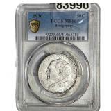1936 Bridgeport Half Dollar PCGS MS66