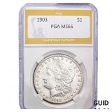 1903 Morgan Silver Dollar PGA MS66
