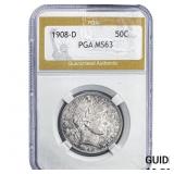 1980-D Barber Half Dollar PGA MS63