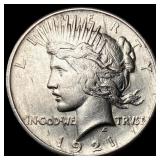 1921 Silver Peace Dollar CLOSELY UNCIRCULATED