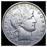 1900-O Silver Barber Half Dollar NEARLY UNCIRCULAT