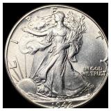 1942 Silver Half Dollar Walking Liberty UNCIRCULAT